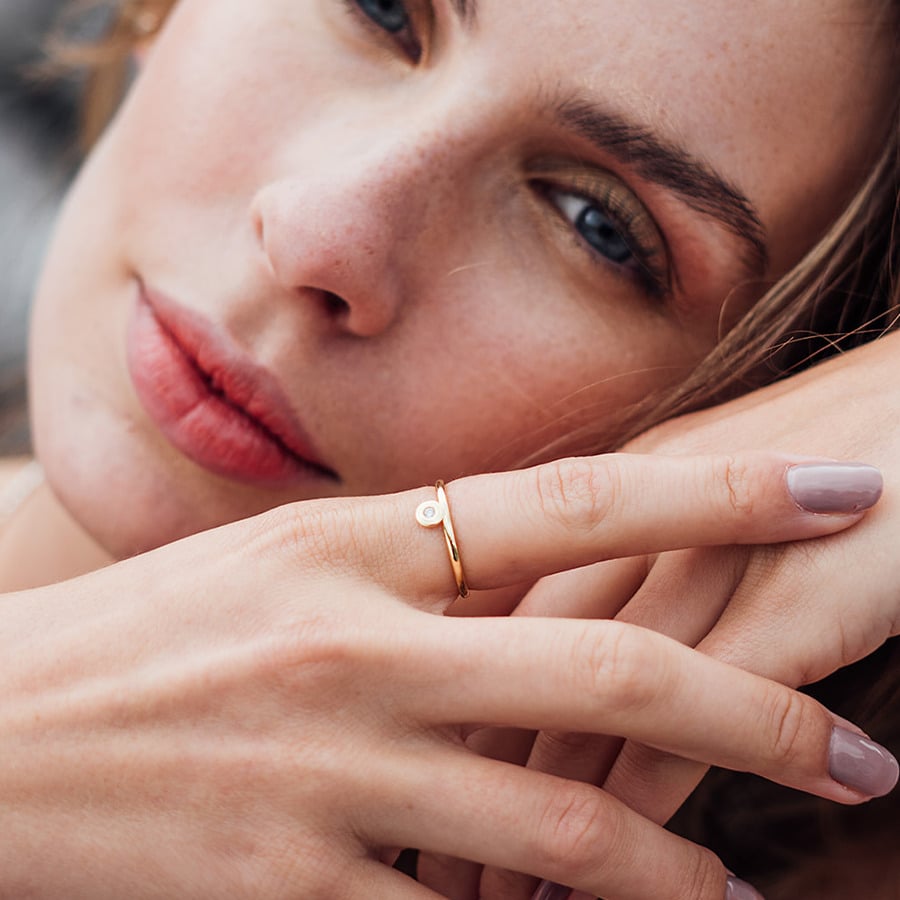 L'exception Bague Drops Of Memories Or Maren Jewellery