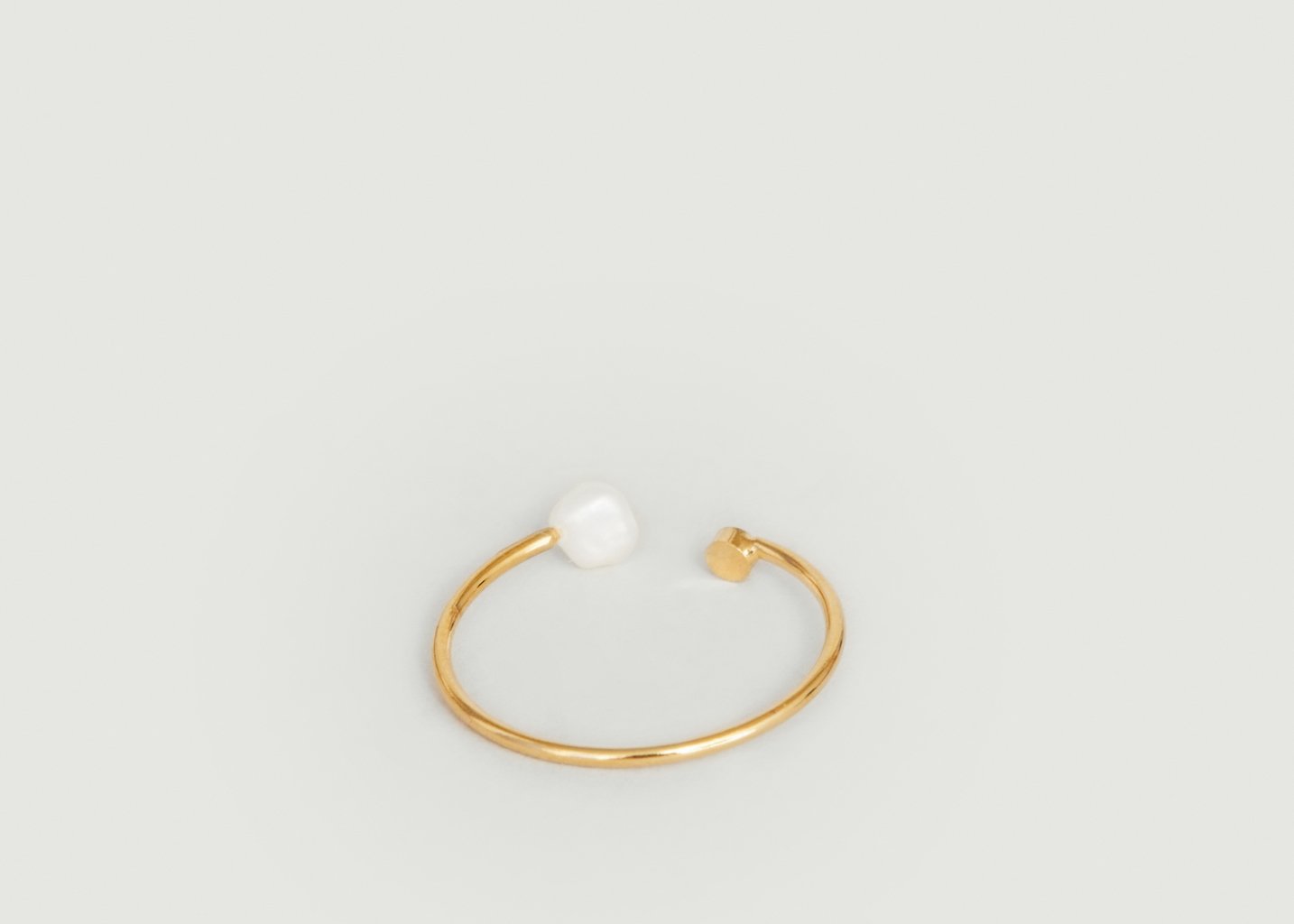 L'exception Bague Elements Duo En Laiton Plaqué Or 24 Carats Or Judith Benita