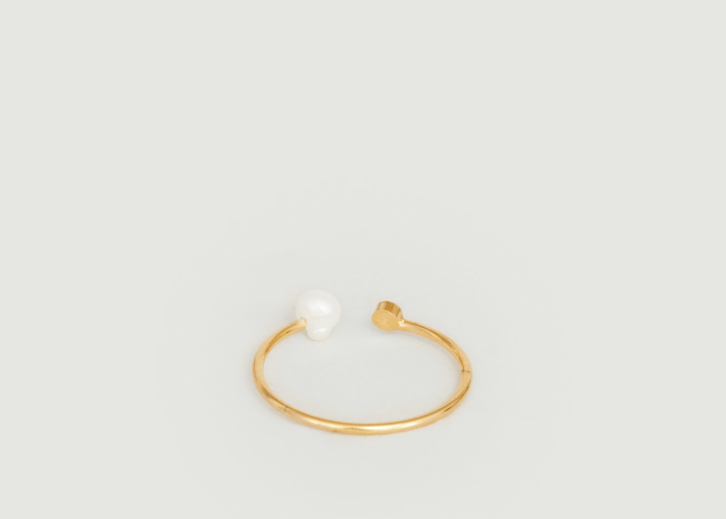 L'exception Bague Elements Duo En Laiton Plaqué Or 24 Carats Or Judith Benita