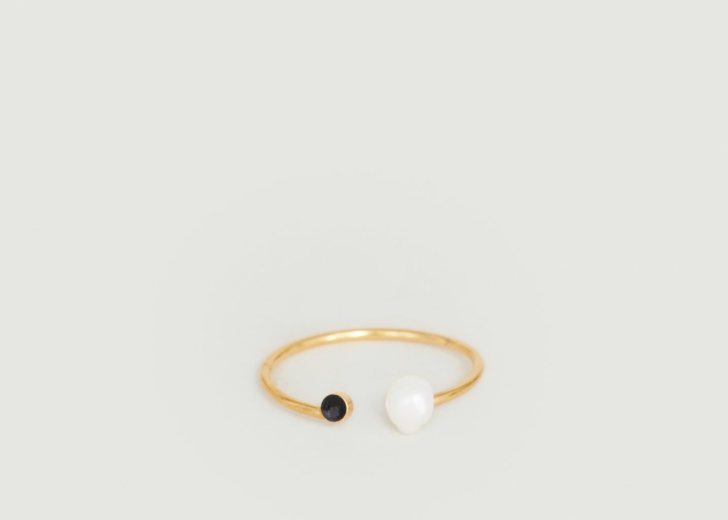 l'exception Bague Elements Duo en laiton plaqué or 24 carats Or Judith Benita