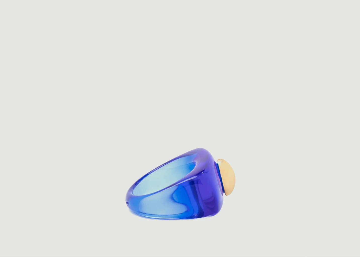 L'exception Bague En Plastique Beetle In Pool Bleu La Manso