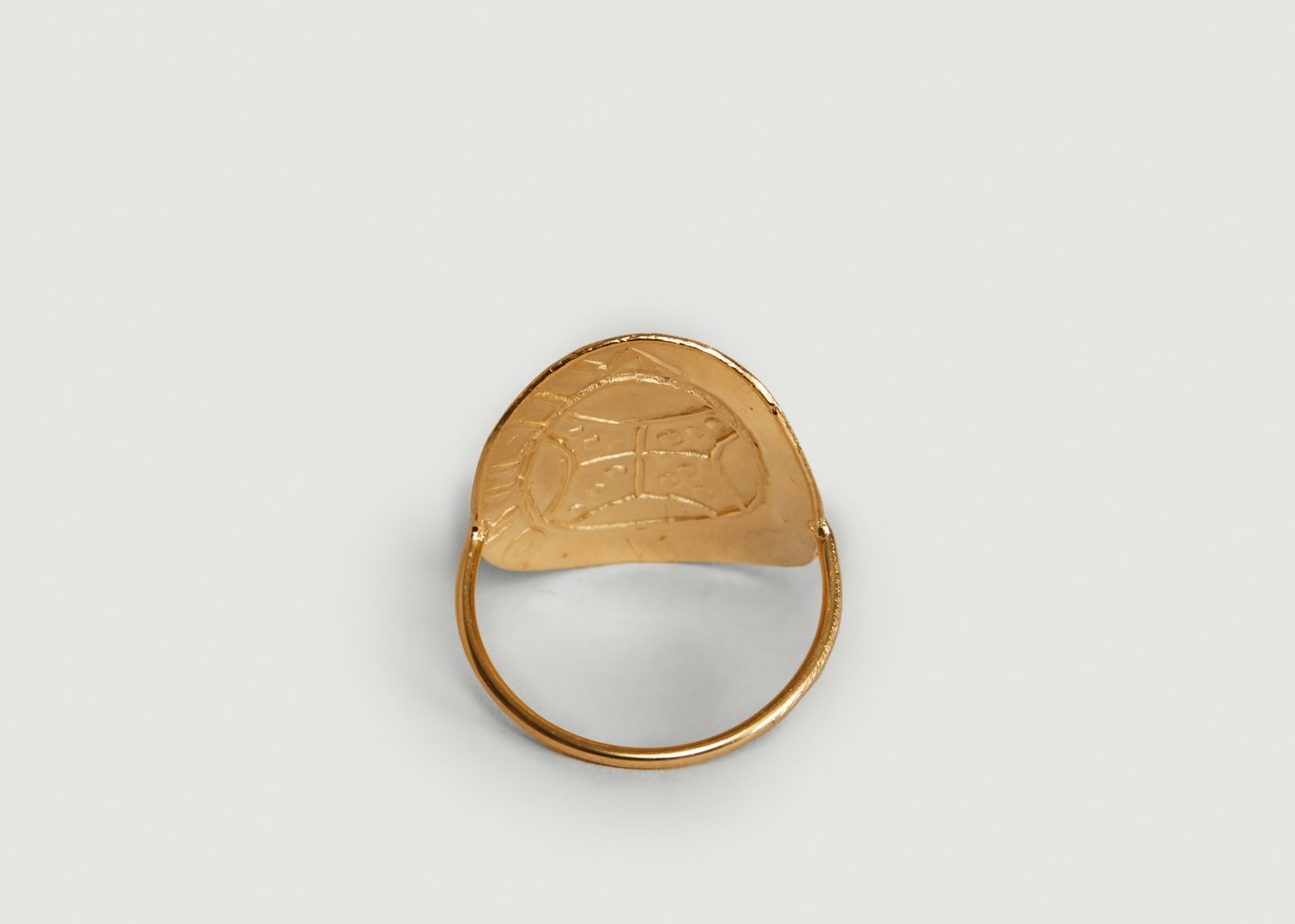 L'exception Bague En Vermeil Médaille Templiers Vermeil Par Coeur Paris