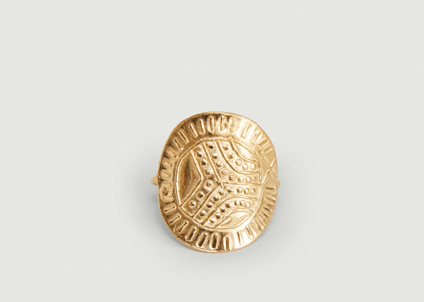 l'exception Bague en vermeil médaille Templiers Vermeil Par Coeur Paris