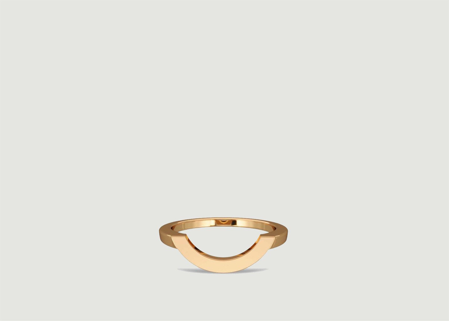 l'exception Bague Intrépide grand arc Or Loyal.e Paris