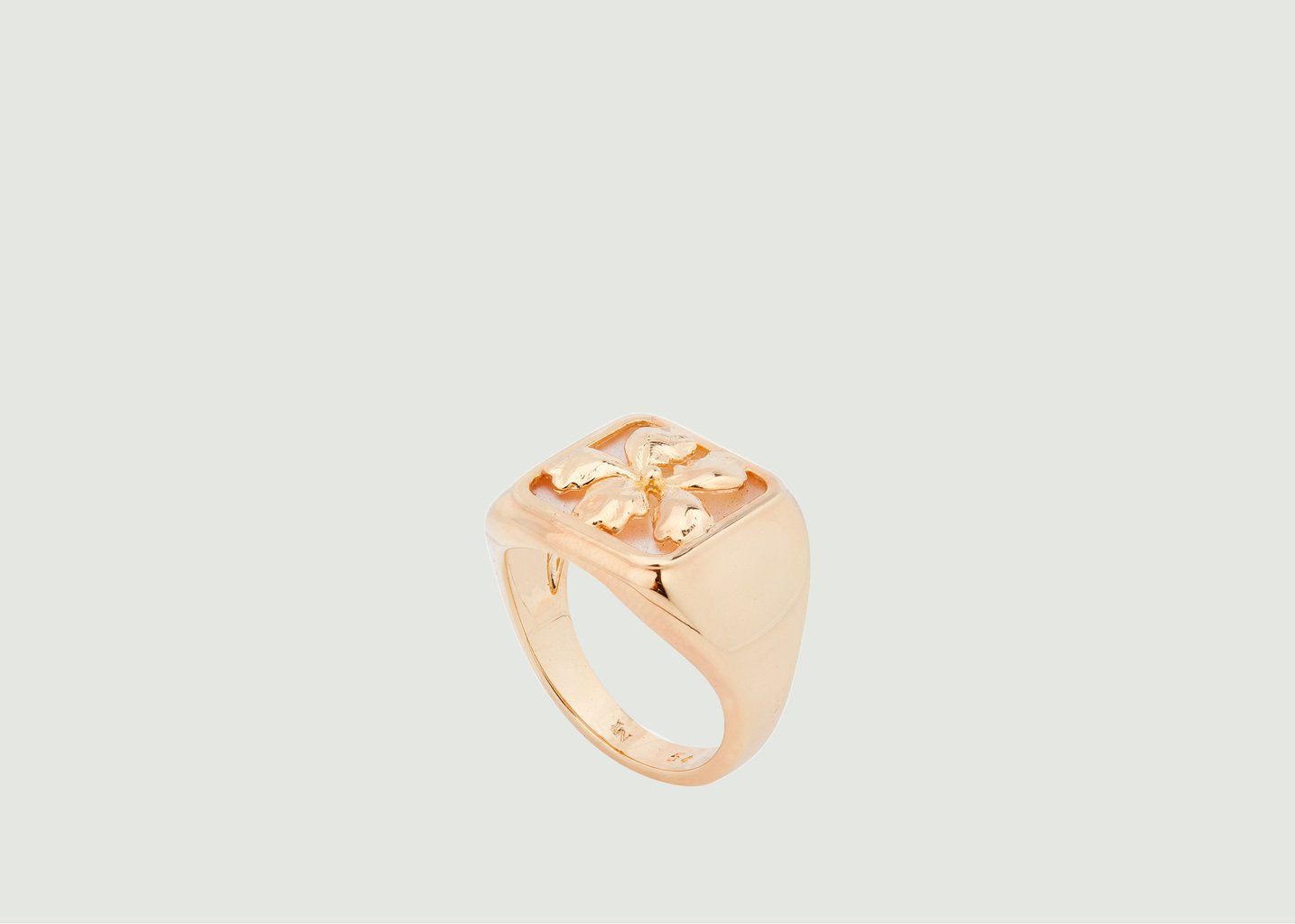 l'exception Bague Iris Nature Flamboyante Blanc Les Néréides