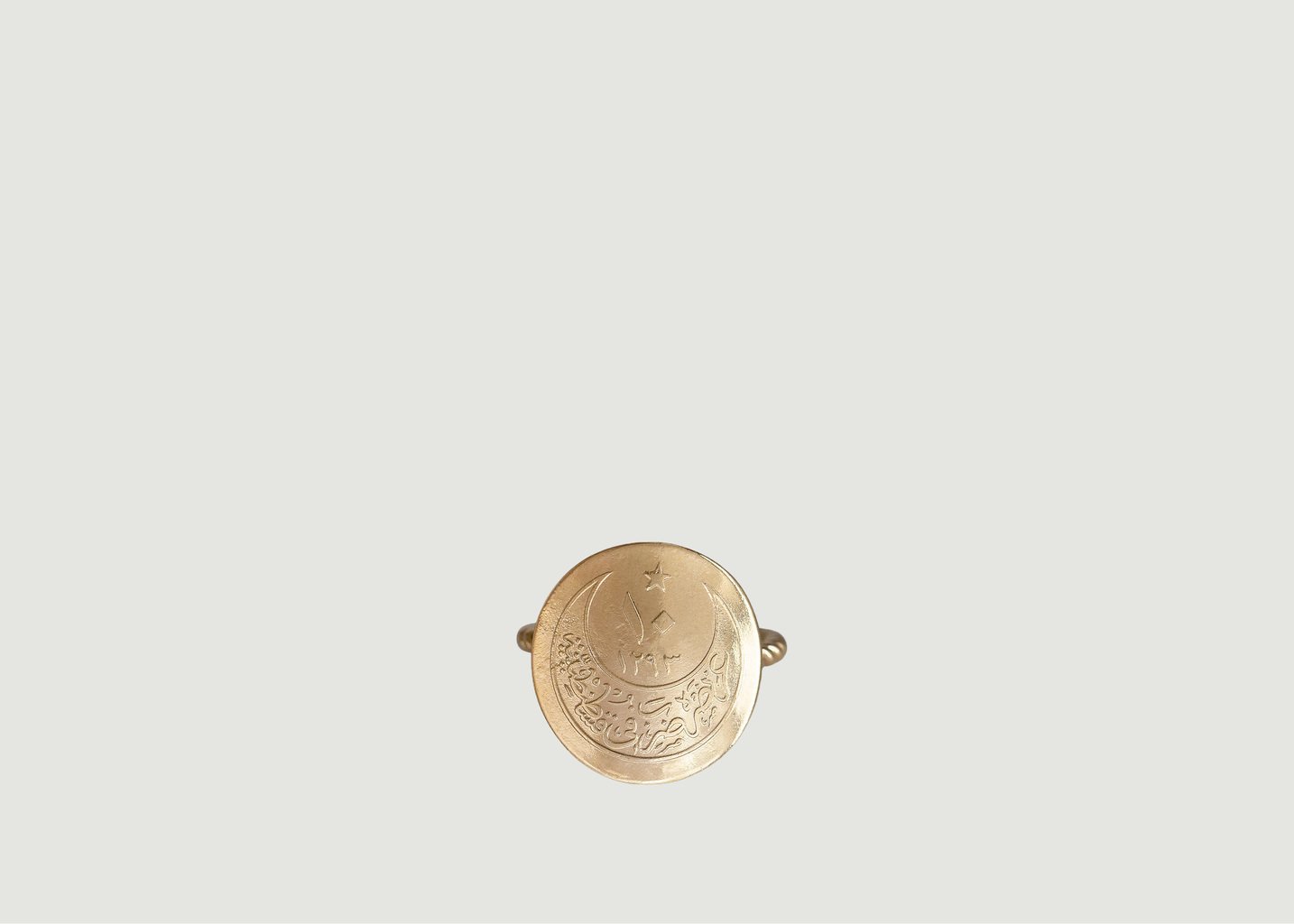 l'exception Bague La Lune Ottomane. Or Atelier Indépendant