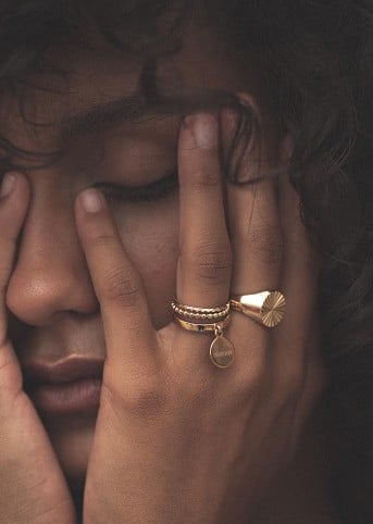 L'exception Bague Médaille Mobile Avec Toi Or Nouvel Amour