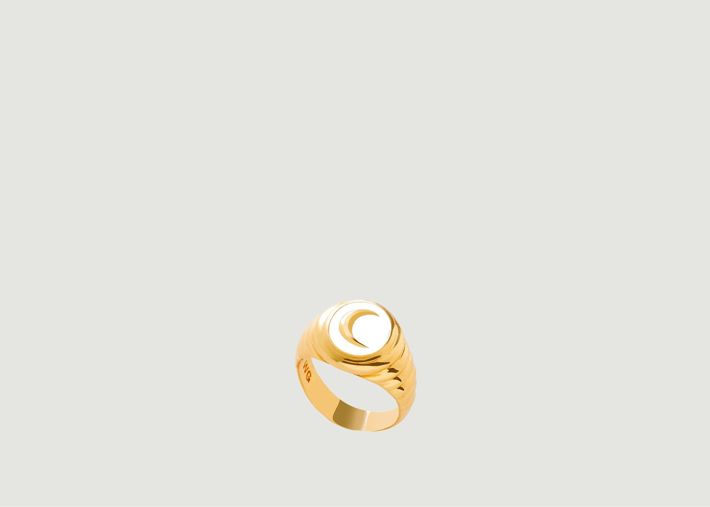 l'exception Bague Moonchild Gold White Dust Or Wilhelmina Garcia