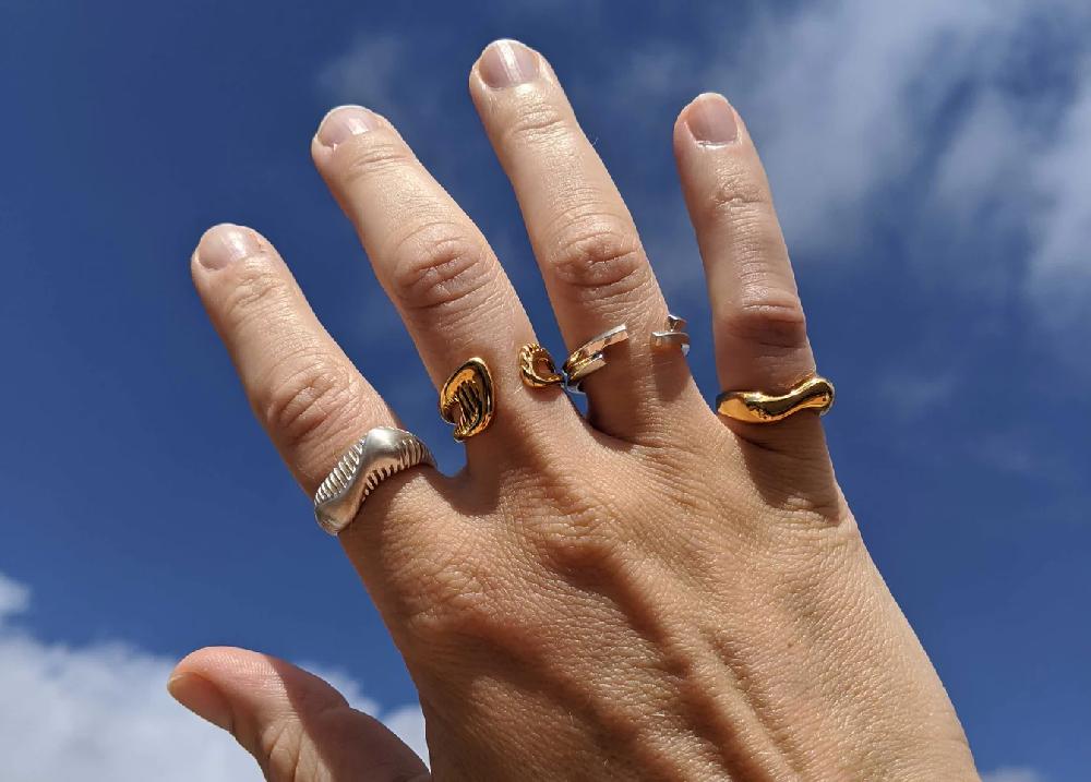 L'exception Bague Ouverte Toutânkhamon Or Aerea Studio