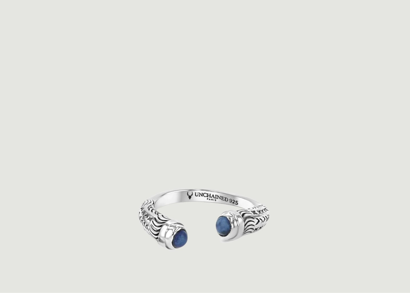 l'exception Bague Tahiry sodalites en argent 925 Argent Unchained Paris