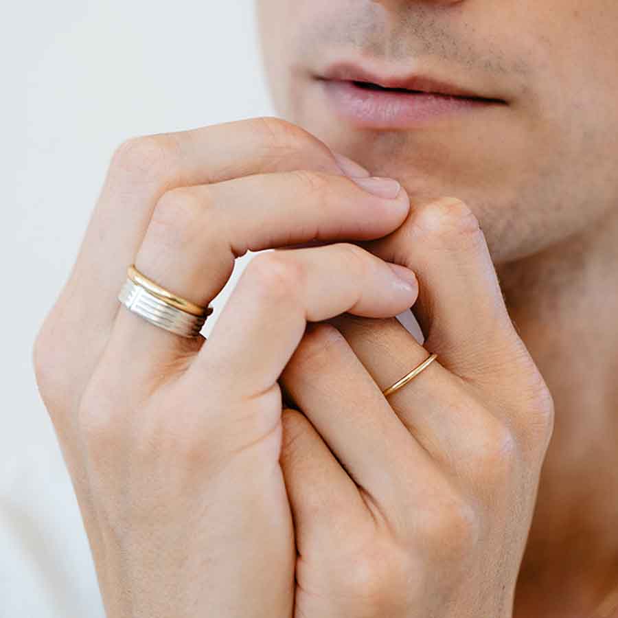L'exception Bague The Bold Essential Or Maren Jewellery