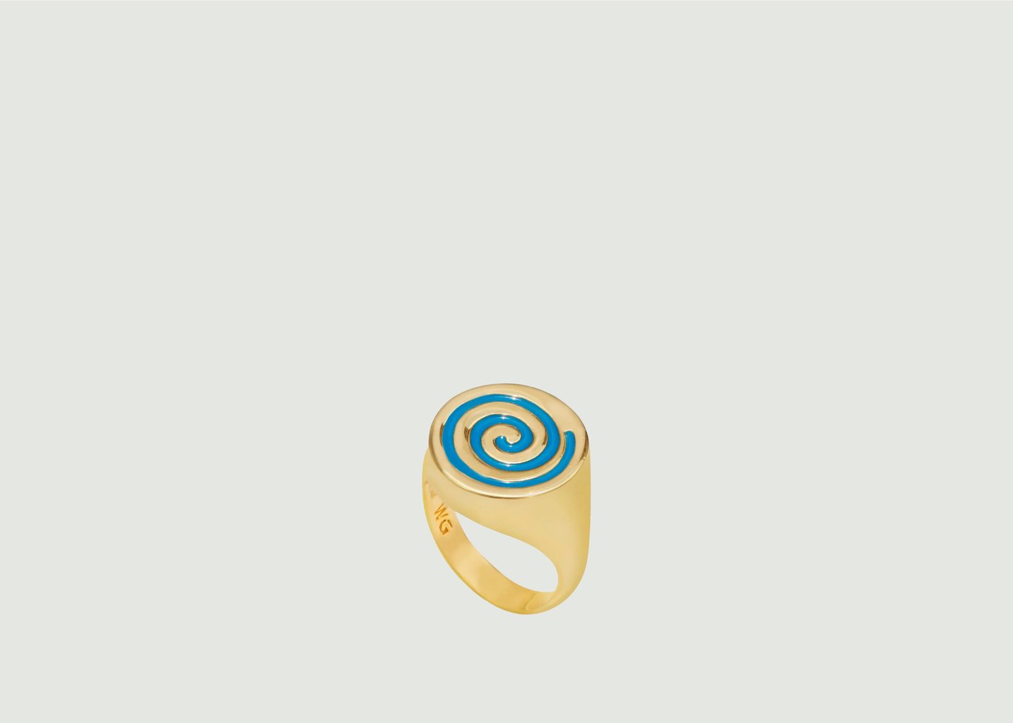 l'exception Bague Time is a Spiral Or Wilhelmina Garcia