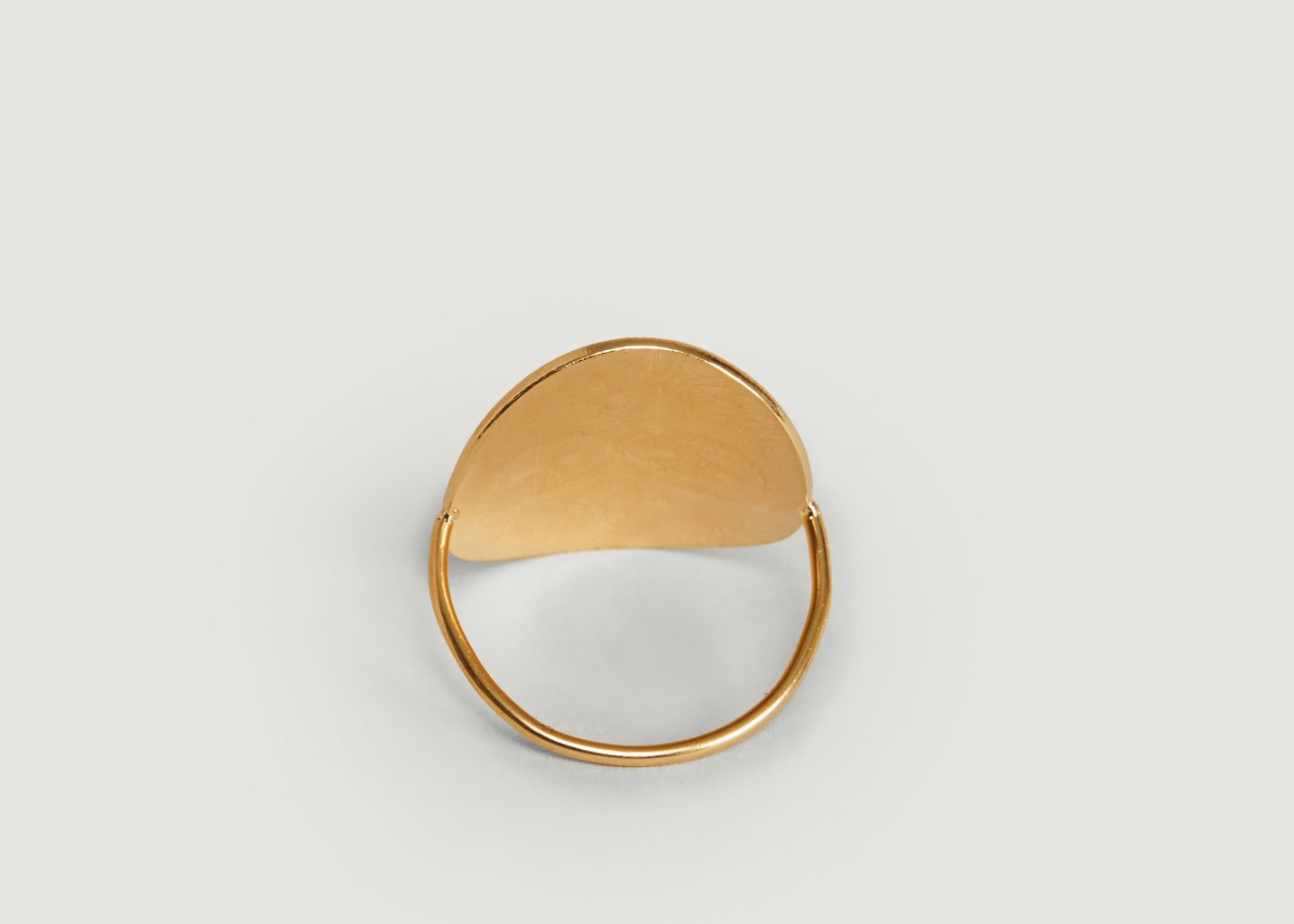 L'exception Bague Vermeil Médaille Trèfle Vermeil Par Coeur Paris
