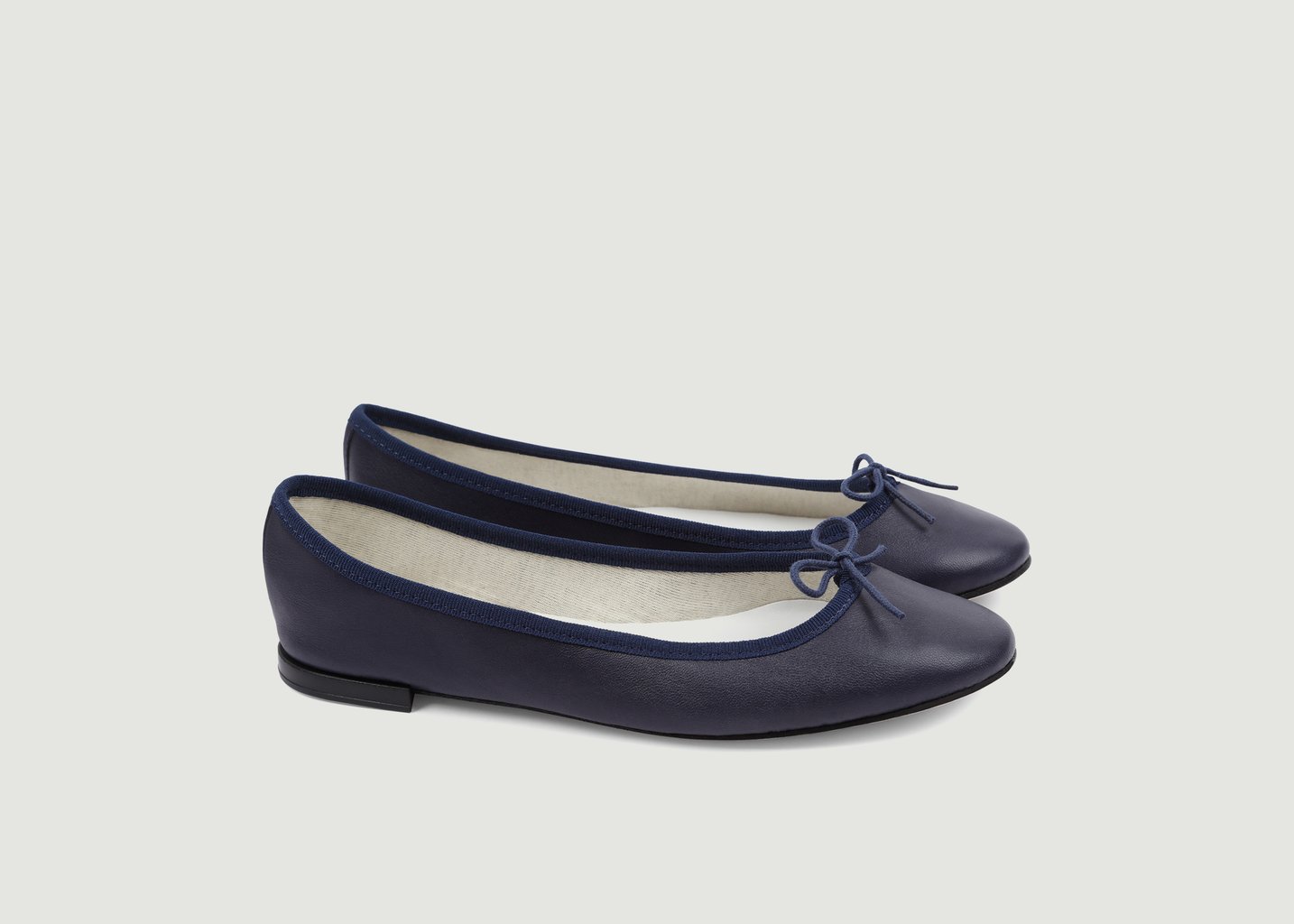 L'exception Ballerine Cendrillon Bleu Marine Repetto