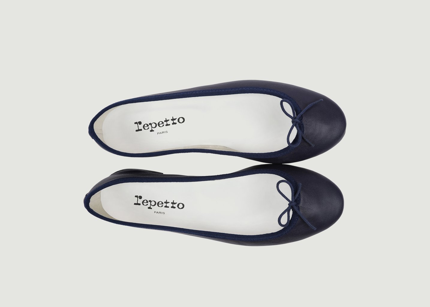 L'exception Ballerine Cendrillon Bleu Marine Repetto