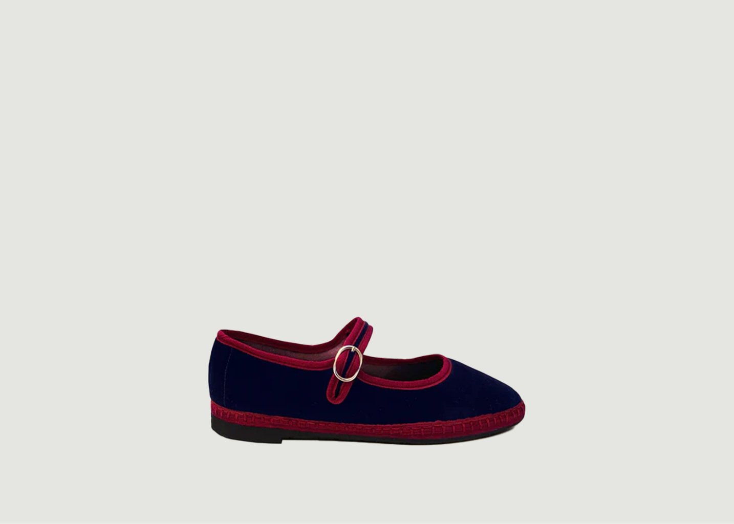 l'exception Ballerine Flaminia Bleu Marine Flabelus