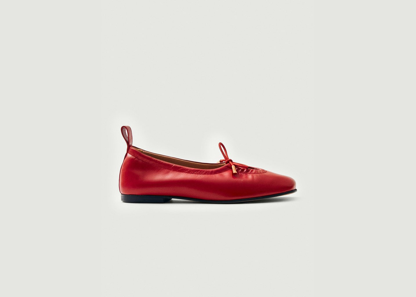 l'exception Ballerines Rosalind en cuir Rouge Alohas