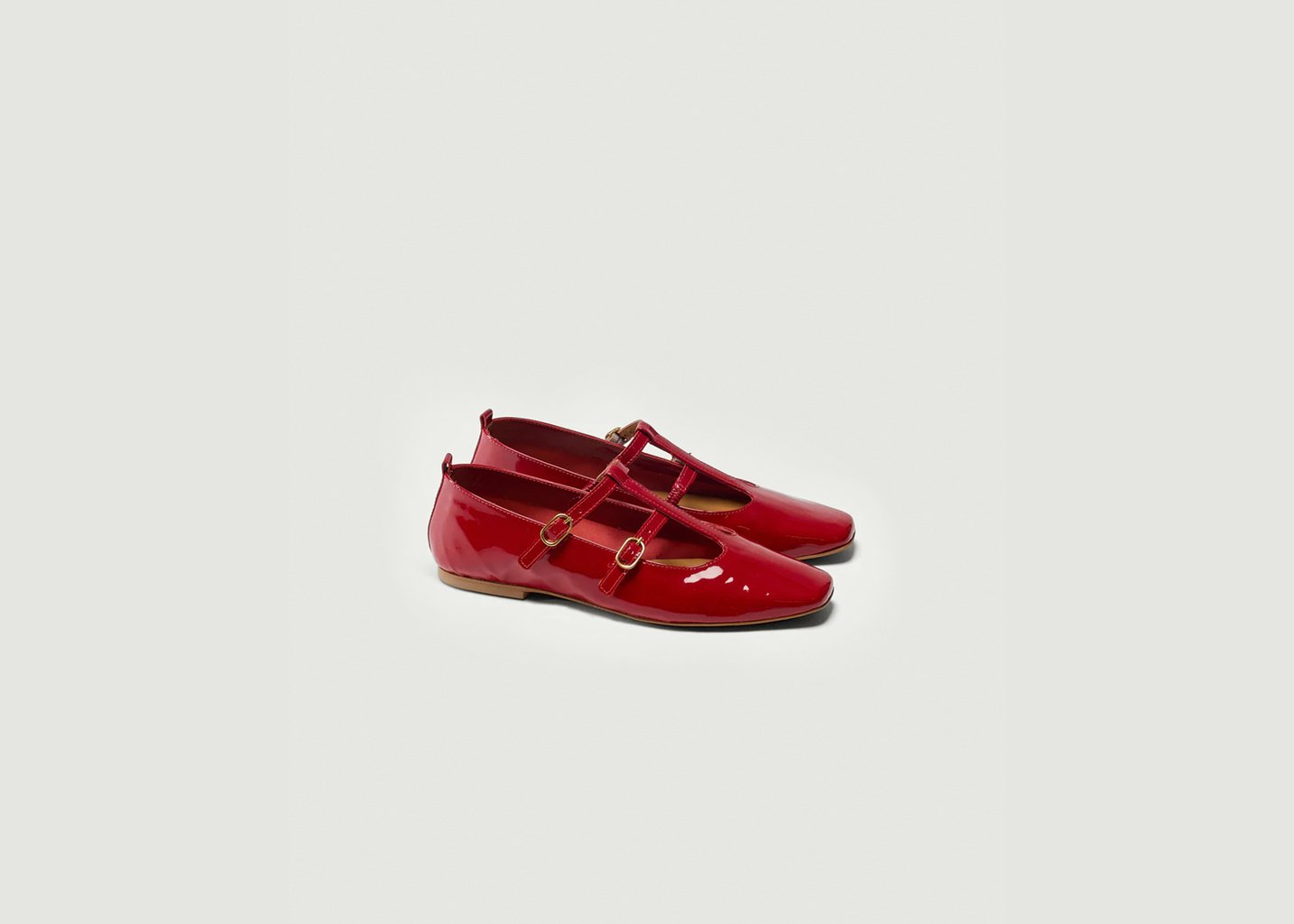 L'exception Ballerines Sira Rouge Odaje Ex M.Moustache