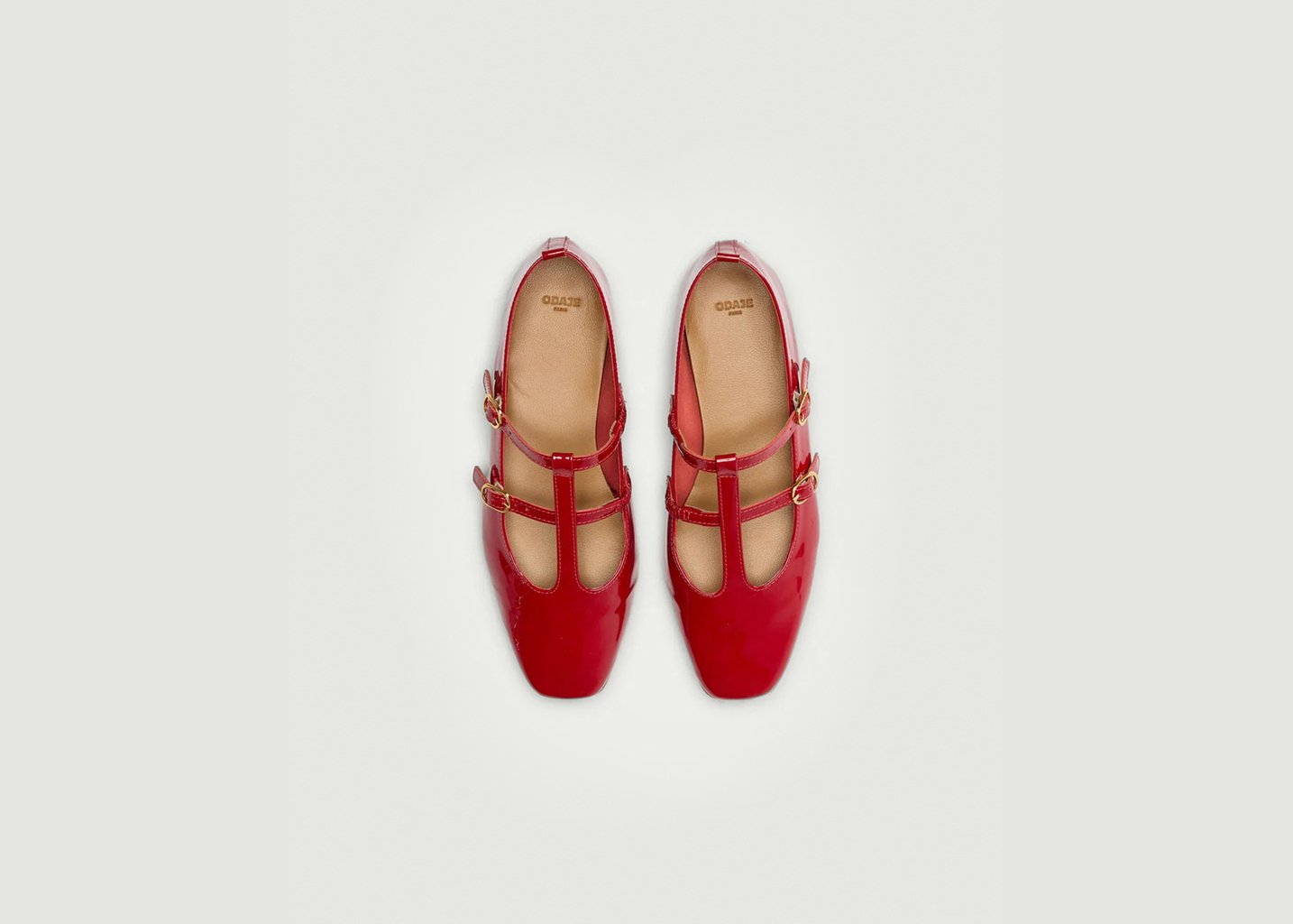 L'exception Ballerines Sira Rouge Odaje Ex M.Moustache