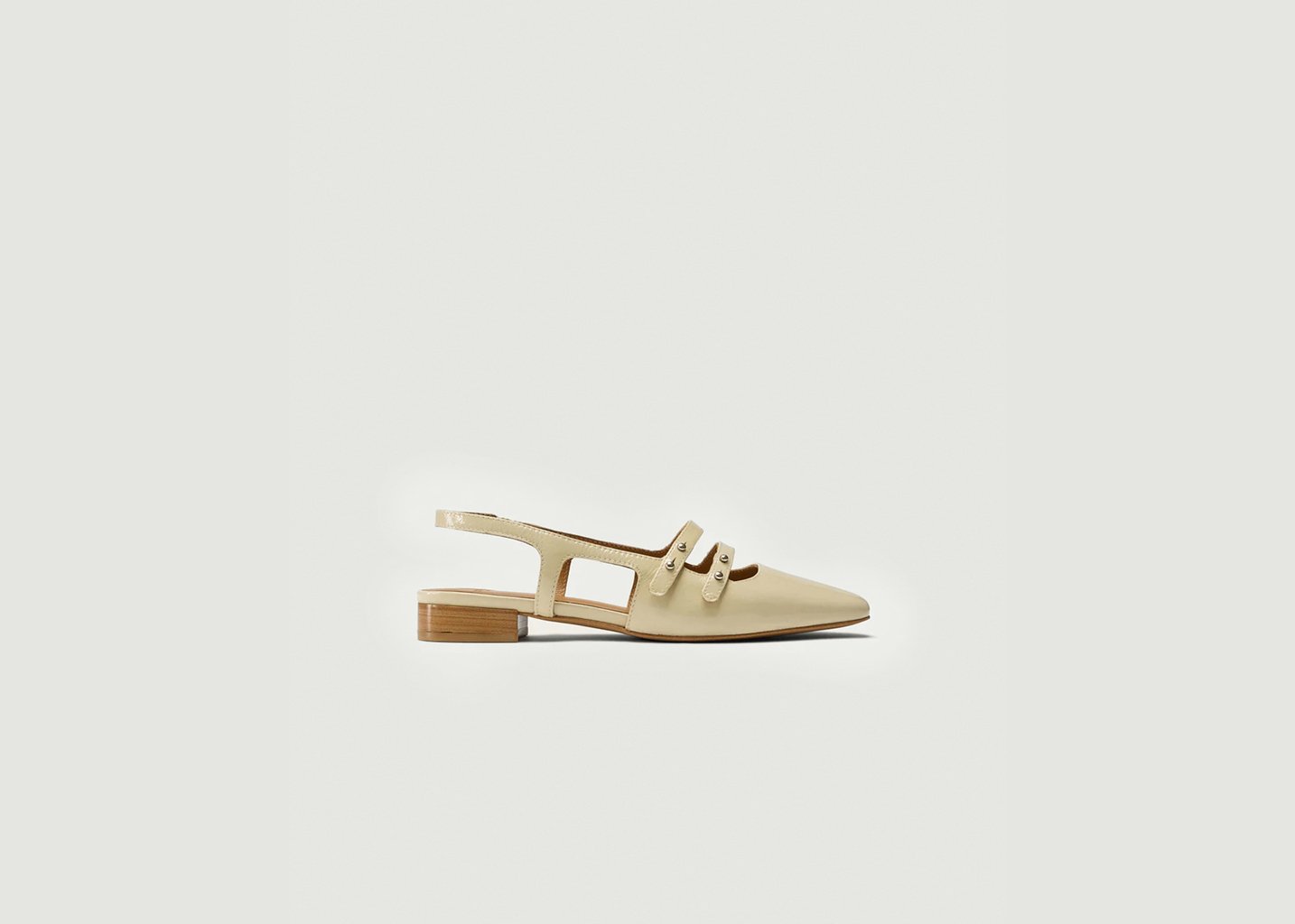 l'exception Ballerines Soli Ecru Odaje ex M.Moustache