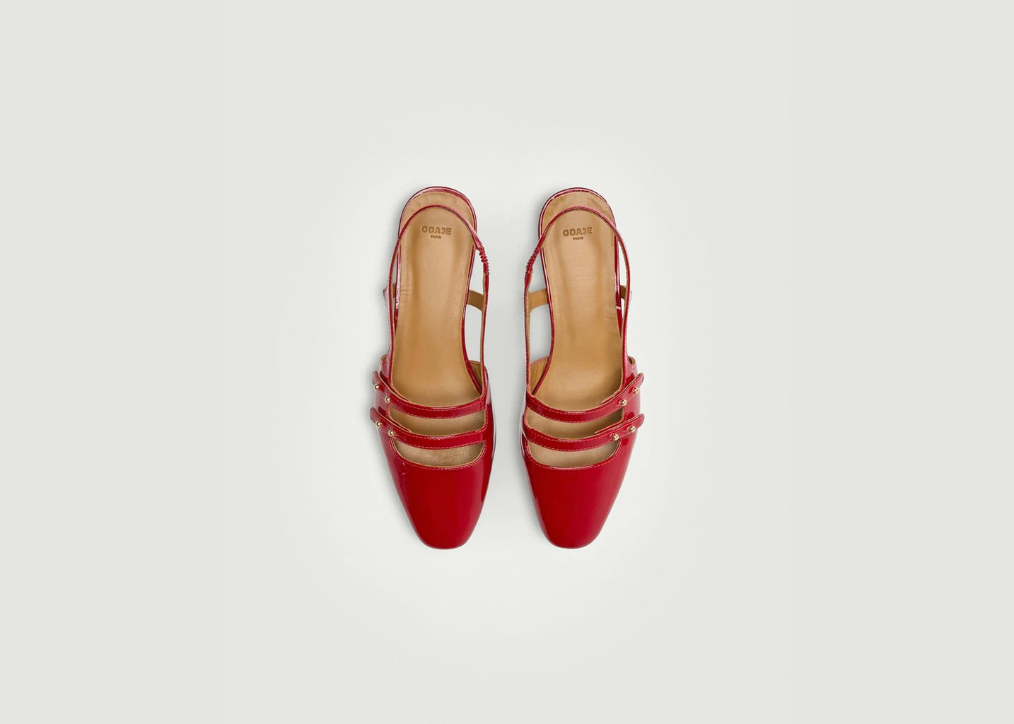 L'exception Ballerines Soli Rouge Odaje Ex M.Moustache