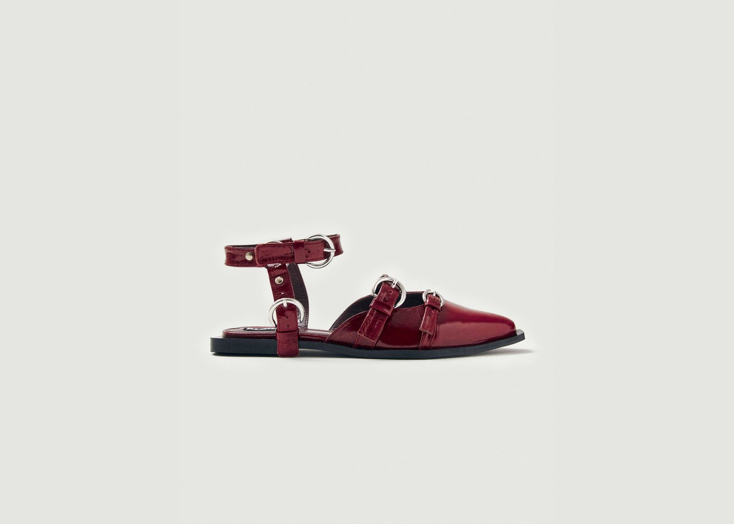 l'exception Ballerines Thalara en cuir Bordeaux Alohas