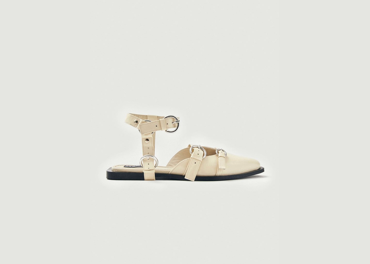 l'exception Ballerines Thalara en cuir Crème Alohas