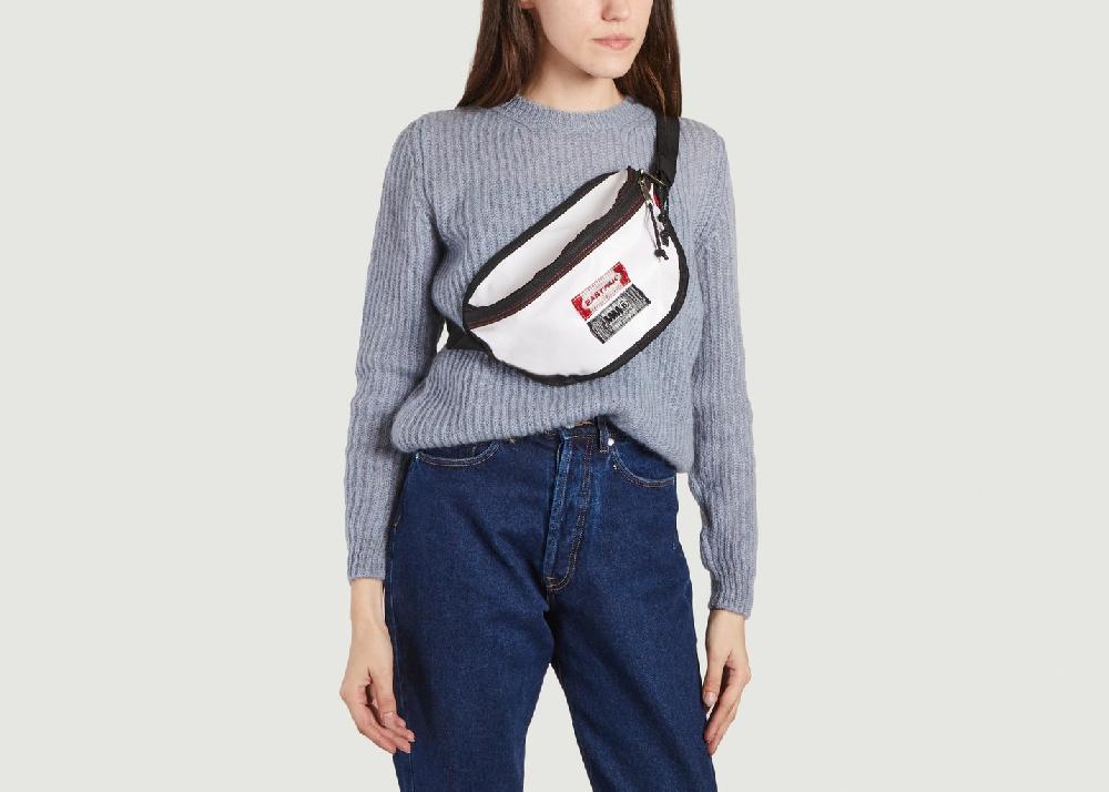 L'exception Banane BIG Bumbag X Eastpak Blanc MM6 Maison Margiela