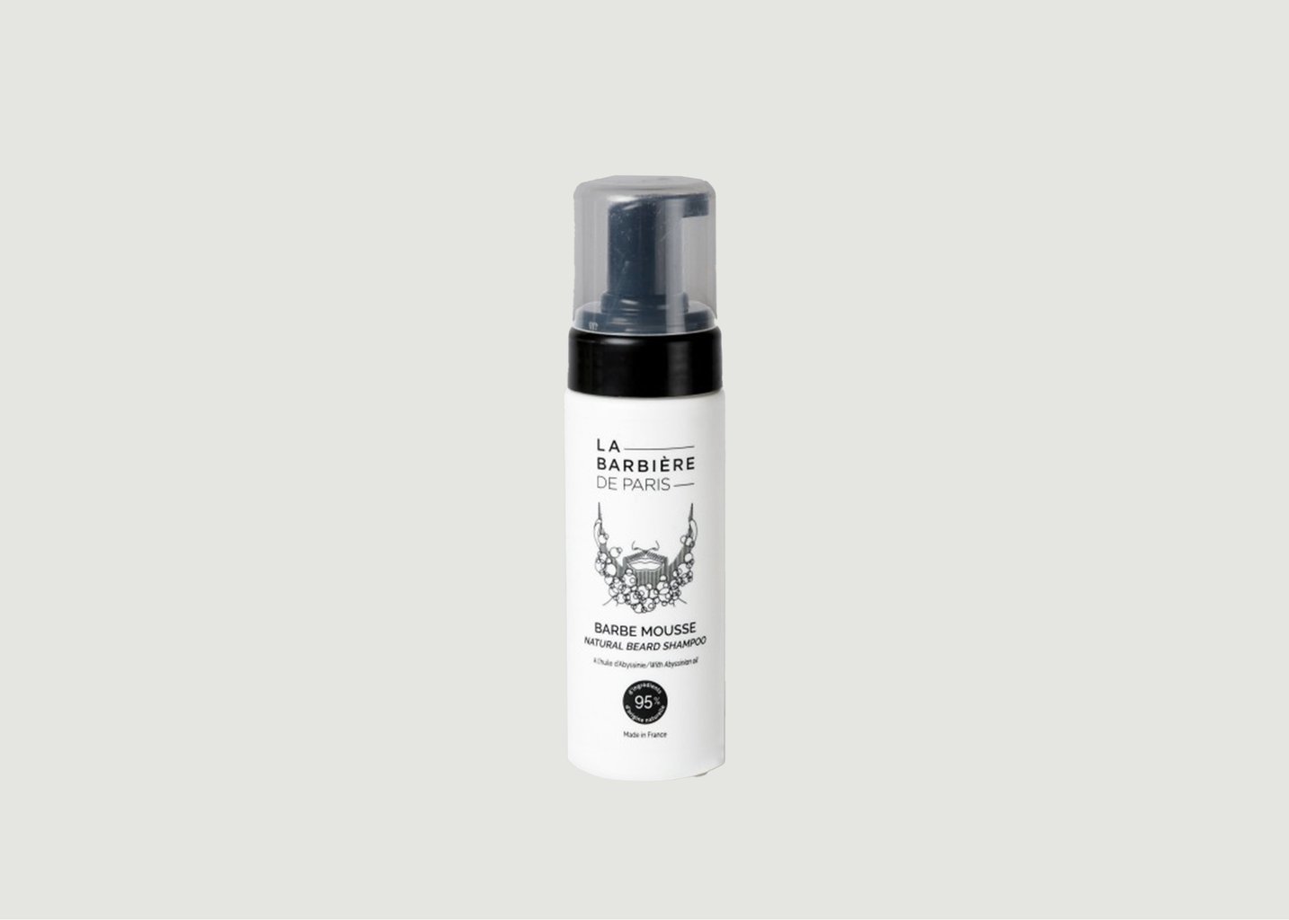 l'exception Barbe Mousse 150 ml Blanc La Barbière de Paris