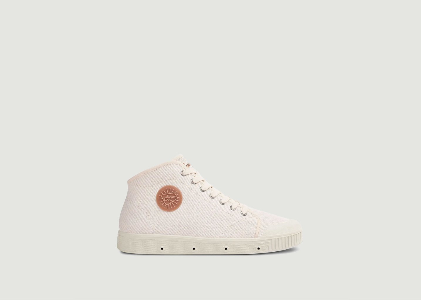 l'exception Basket B2 Heavy Twill Ecru Spring Court