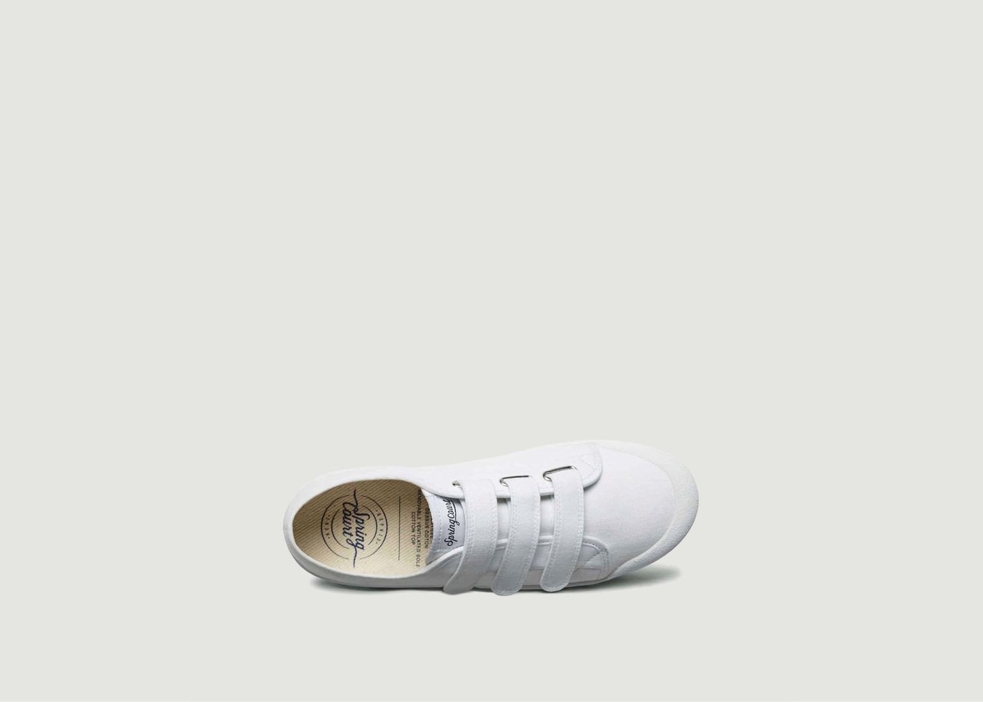 L'exception Basket G2 Scratch Canvas Blanc Spring Court