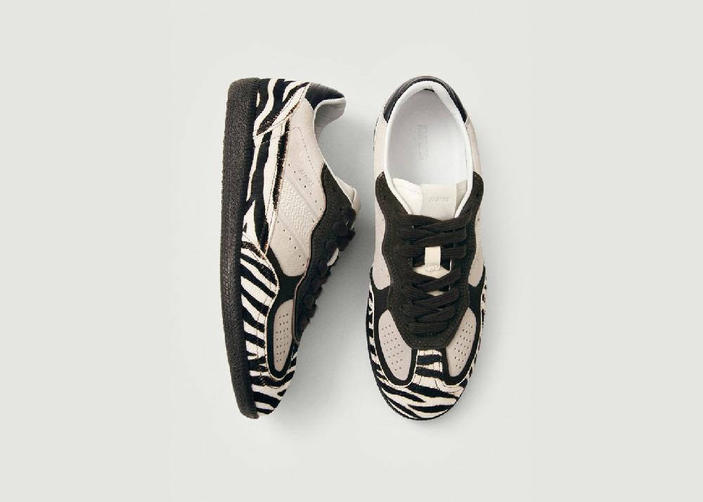 L'exception Basket Tb.490 En Cuir Souple Marron Alohas