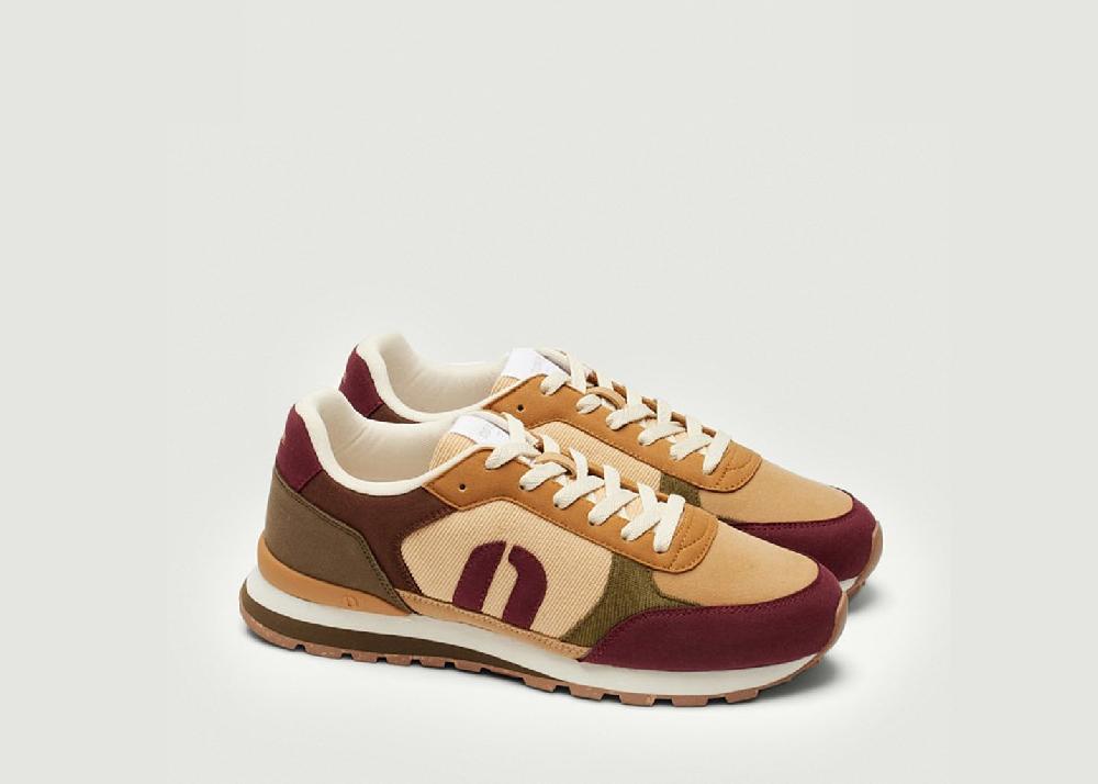 L'exception Baskets Basses Adrien Multicolore Odaje Ex M.Moustache