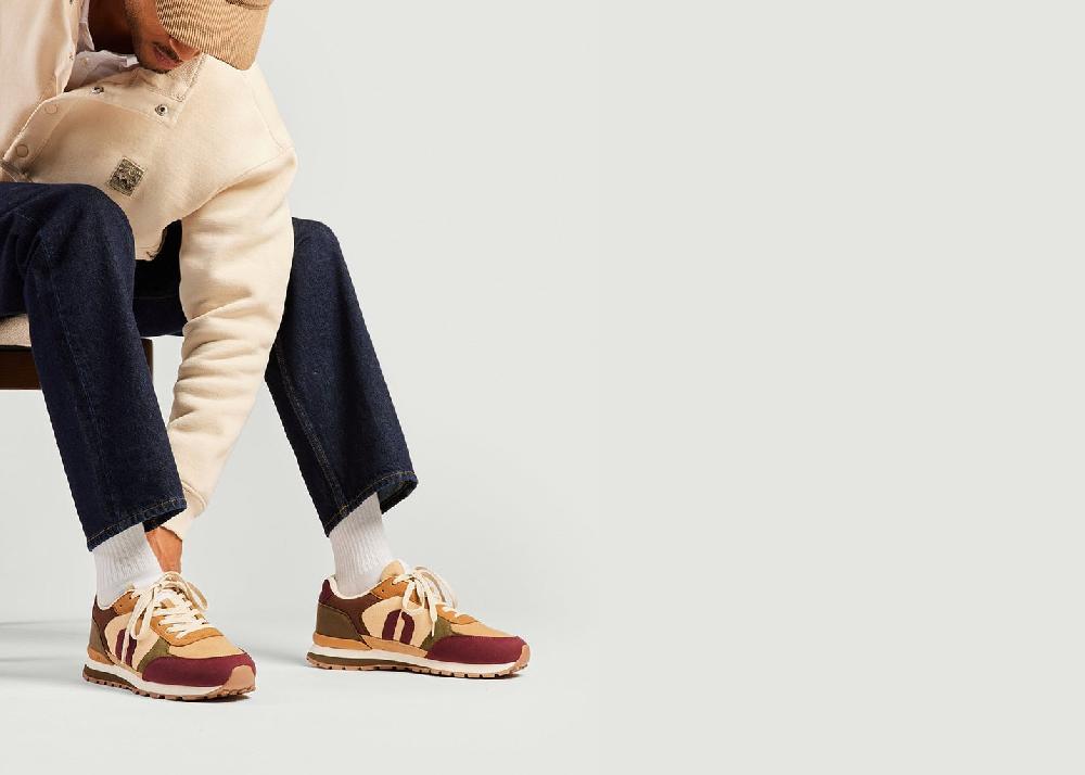 L'exception Baskets Basses Adrien Multicolore Odaje Ex M.Moustache