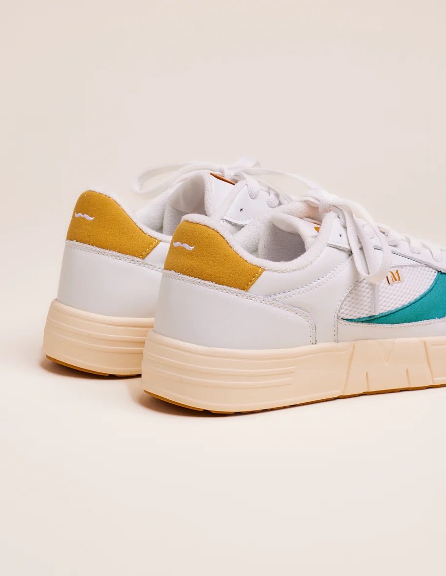 L'exception Baskets Basses Aimé Blanc Odaje Ex M.Moustache