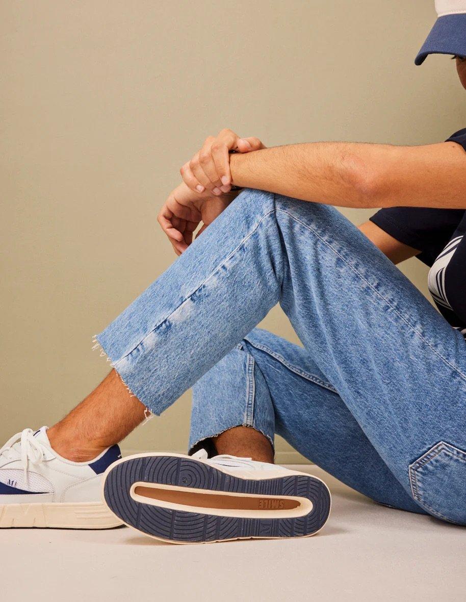 L'exception Baskets Basses Aimé Blanc Odaje Ex M.Moustache