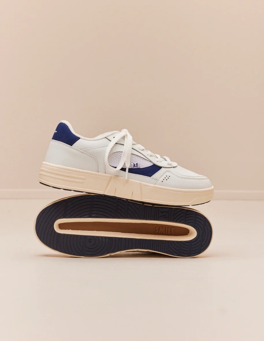 L'exception Baskets Basses Aimé Blanc Odaje Ex M.Moustache