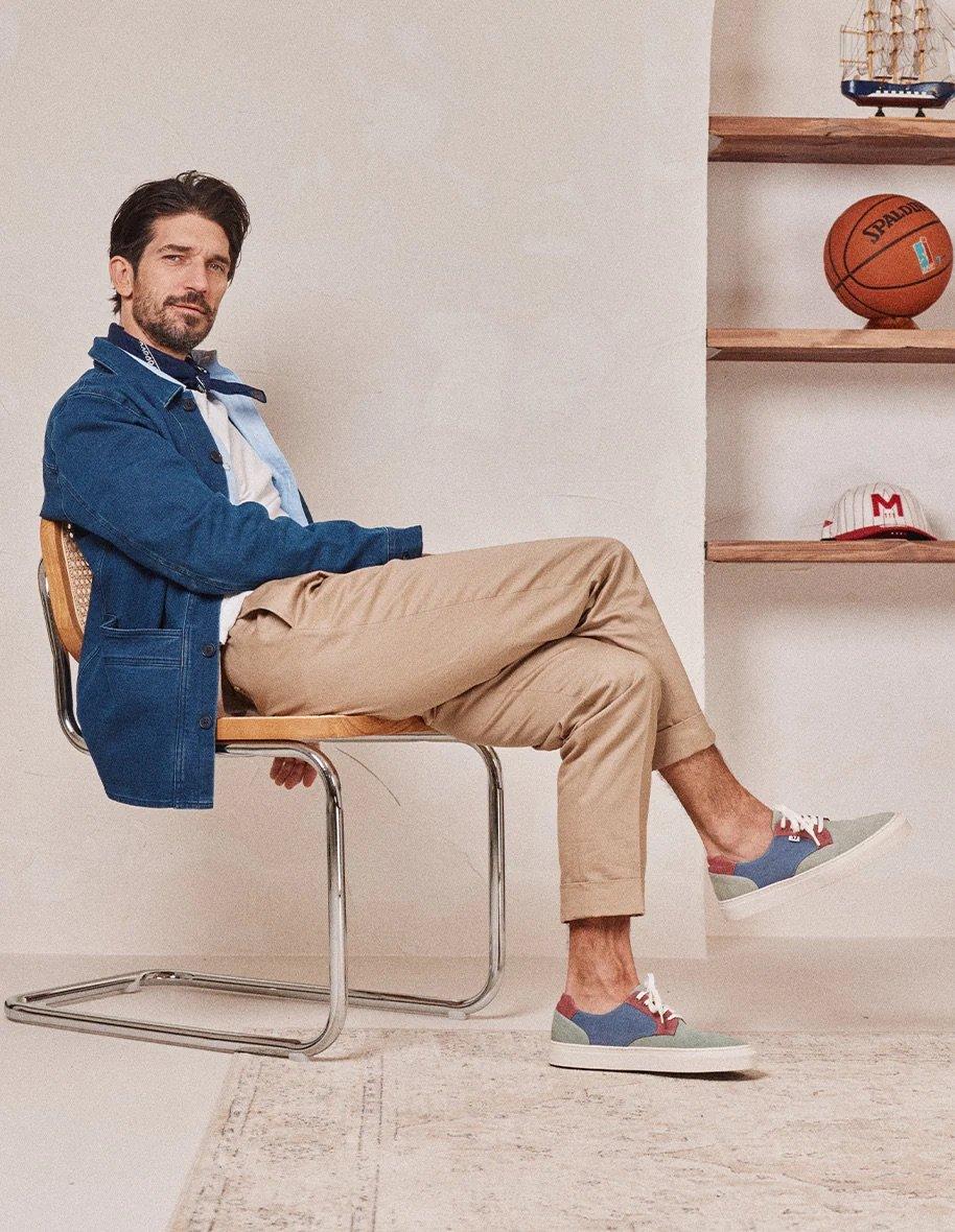 L'exception Baskets Basses Alexandre Multicolore Odaje Ex M.Moustache