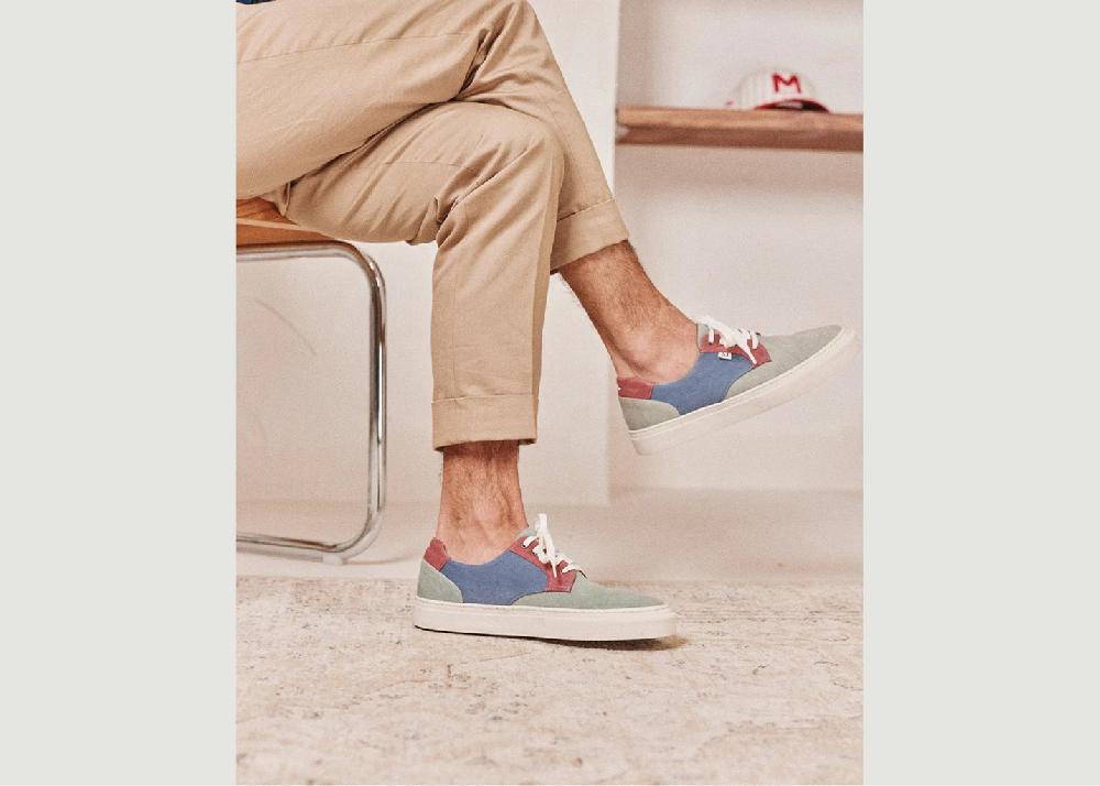 l'exception Baskets basses Alexandre Multicolore Odaje ex M.Moustache