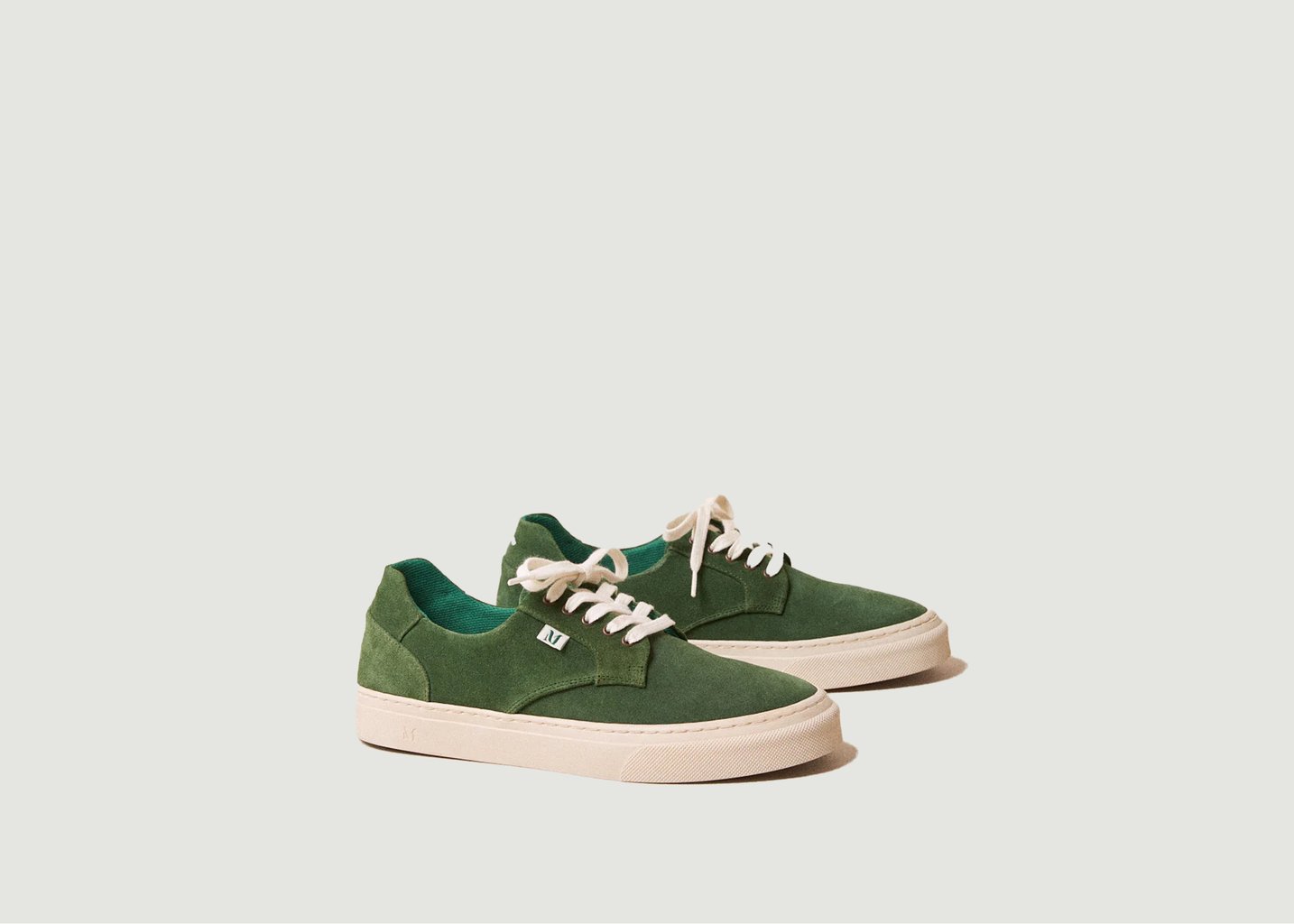 l'exception Baskets basses Alexandre Vert Sapin Odaje ex M.Moustache
