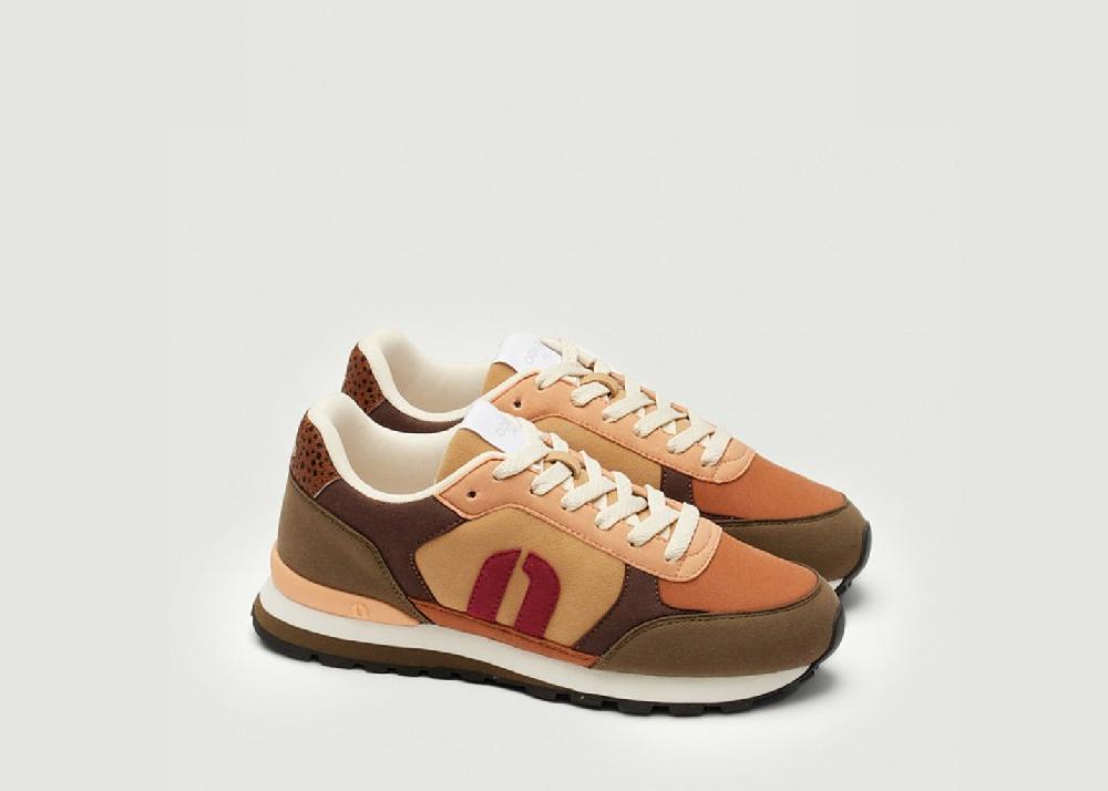 L'exception Baskets Basses Aline Multicolore Odaje Ex M.Moustache