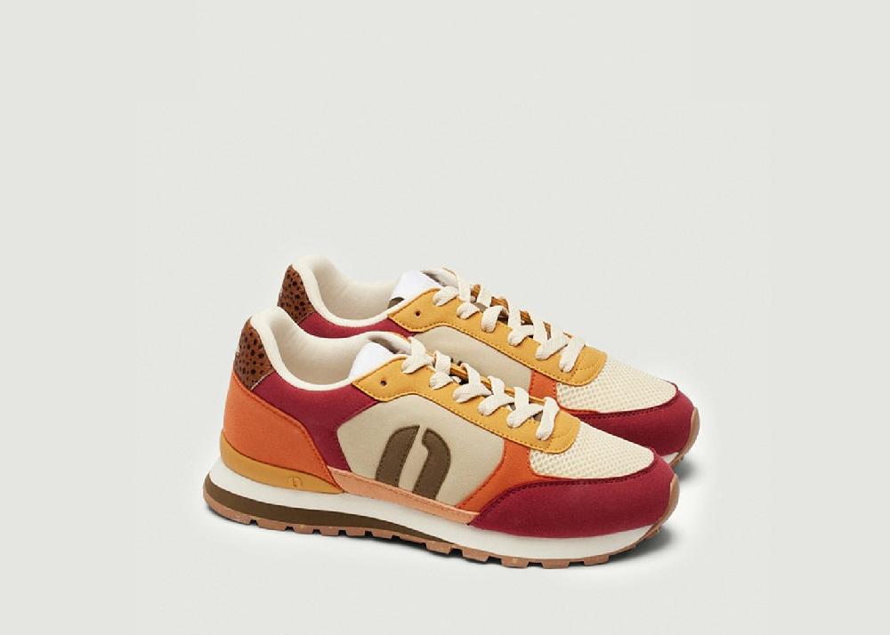 L'exception Baskets Basses Aline Multicolore Odaje Ex M.Moustache