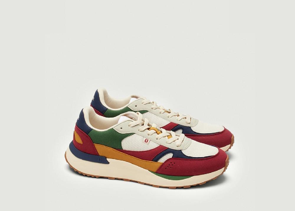 L'exception Baskets Basses Anael Multicolore Odaje Ex M.Moustache