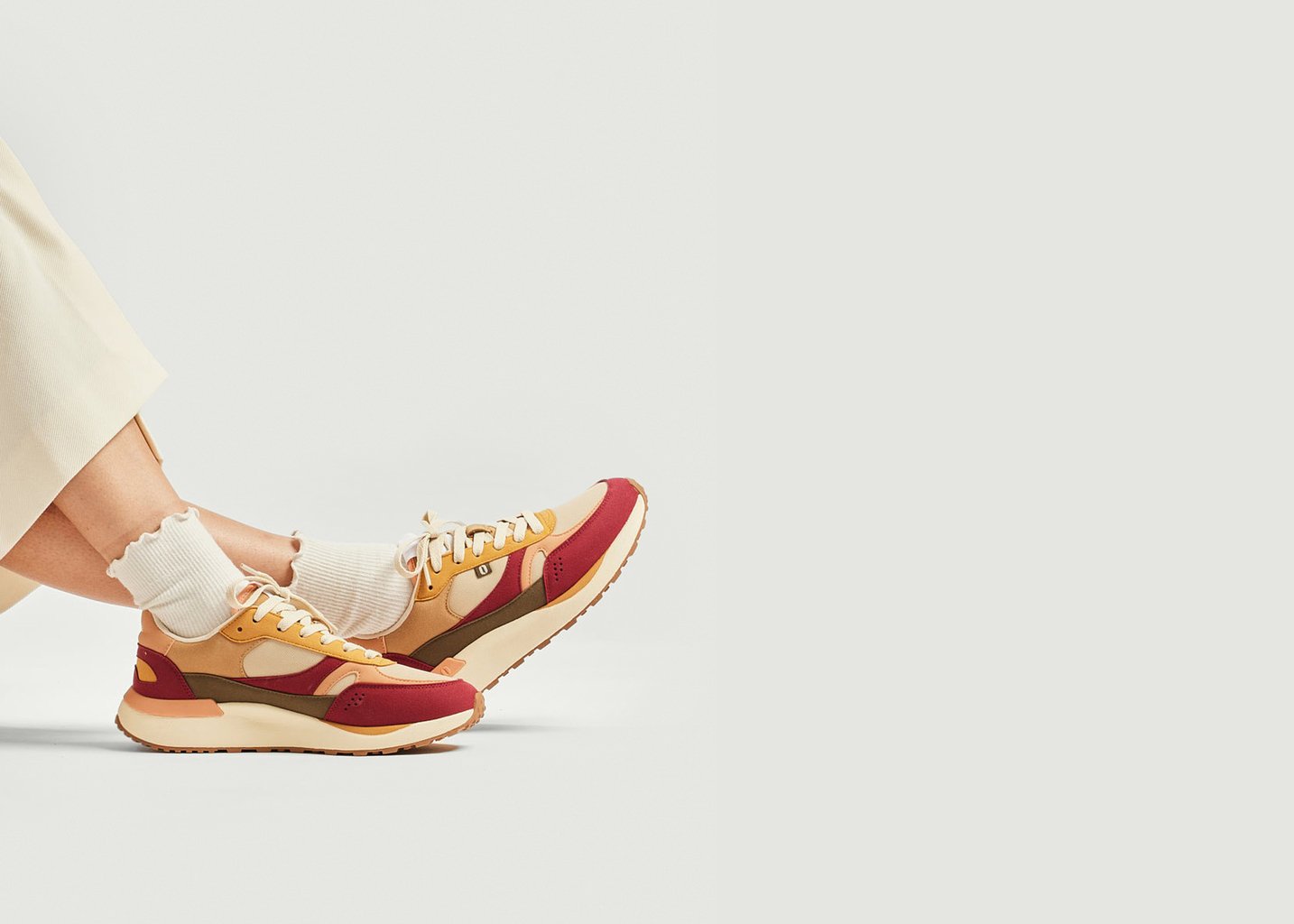 L'exception Baskets Basses Anaelle Multicolore Odaje Ex M.Moustache