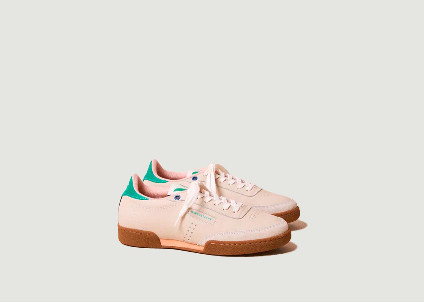 l'exception Baskets basses Anatole cuir Multicolore Odaje ex M.Moustache