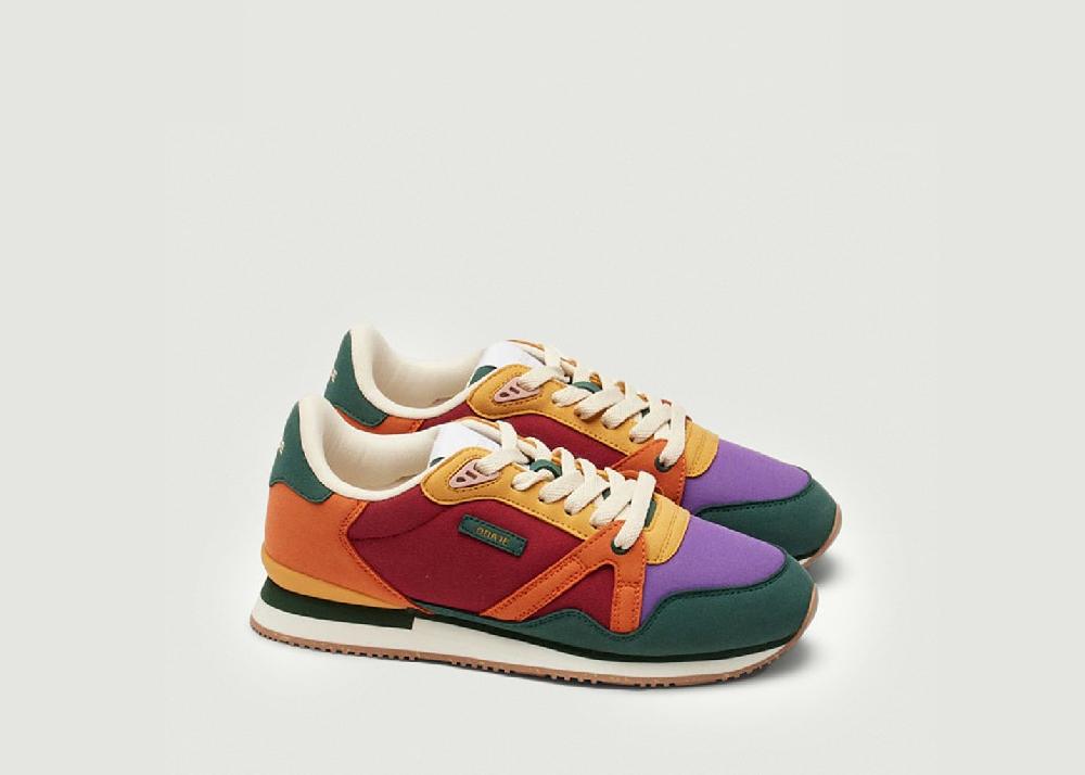L'exception Baskets Basses Andrée Multicolore Odaje Ex M.Moustache
