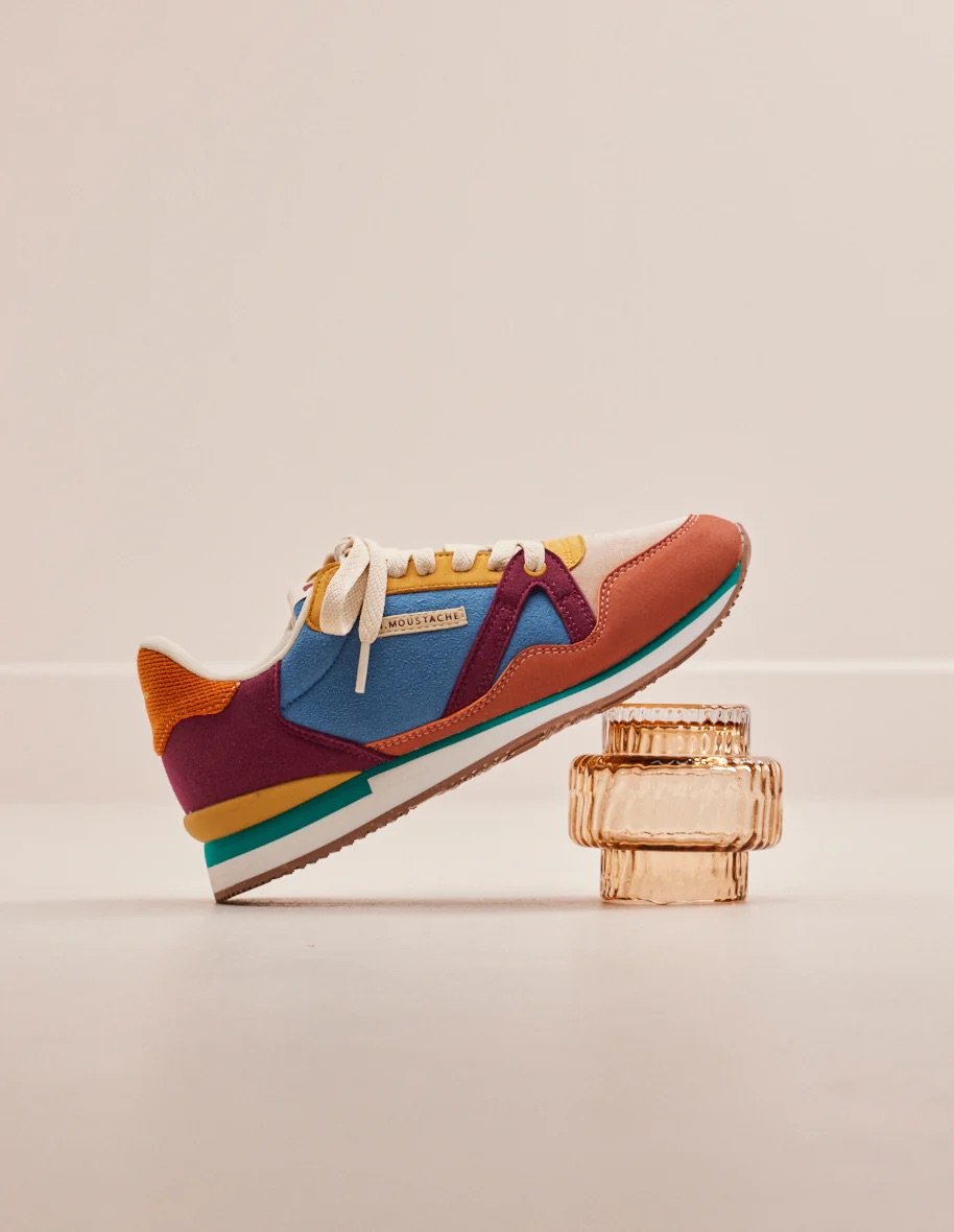 L'exception Baskets Basses Andrée Multicolore Odaje Ex M.Moustache