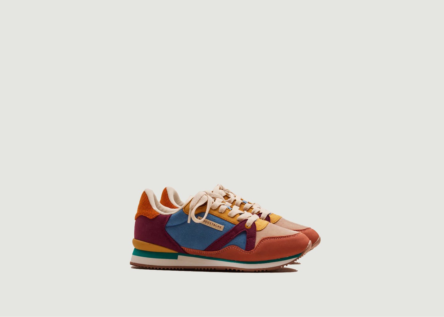 l'exception Baskets basses Andrée Multicolore Odaje ex M.Moustache