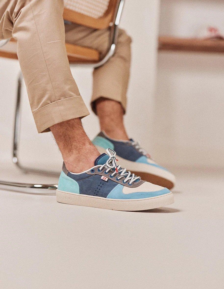 L'exception Baskets Basses Arthur Denim Odaje Ex M.Moustache