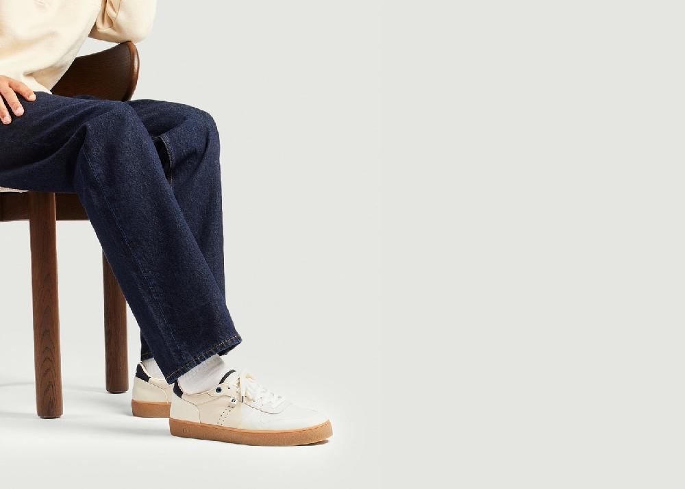 L'exception Baskets Basses Arthur Ecru Odaje Ex M.Moustache